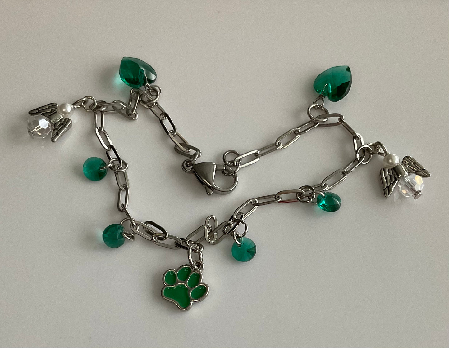 Green Halo Anklet