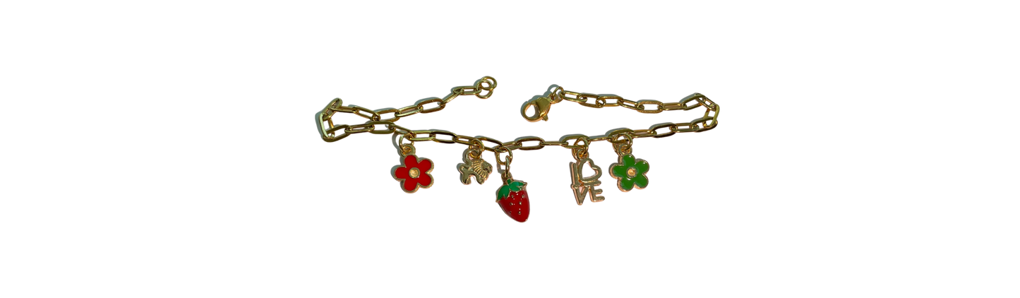 Flower Power Anklet