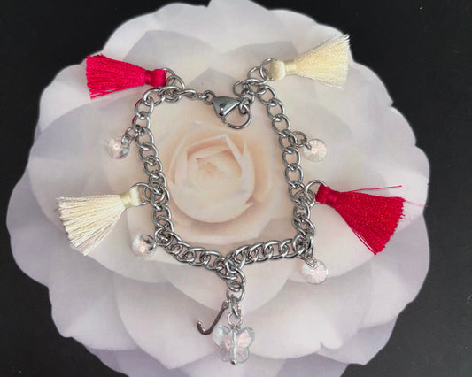 Crimson Bloom - vintage Bracelet