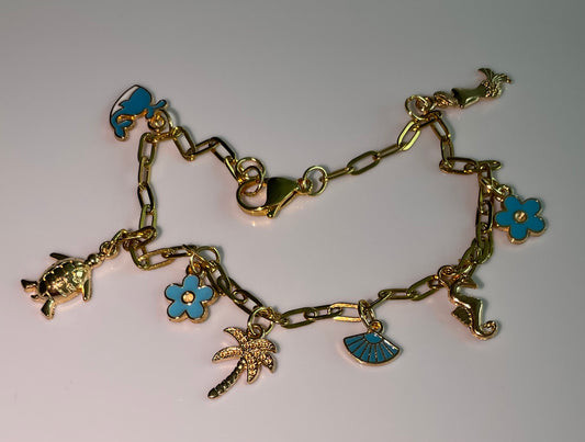 Blue Lagoon Anklet