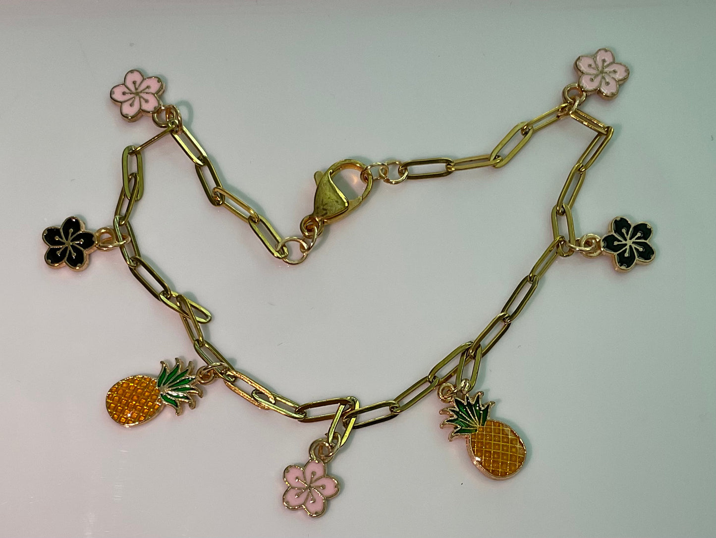 Pineapple Petals Anklet