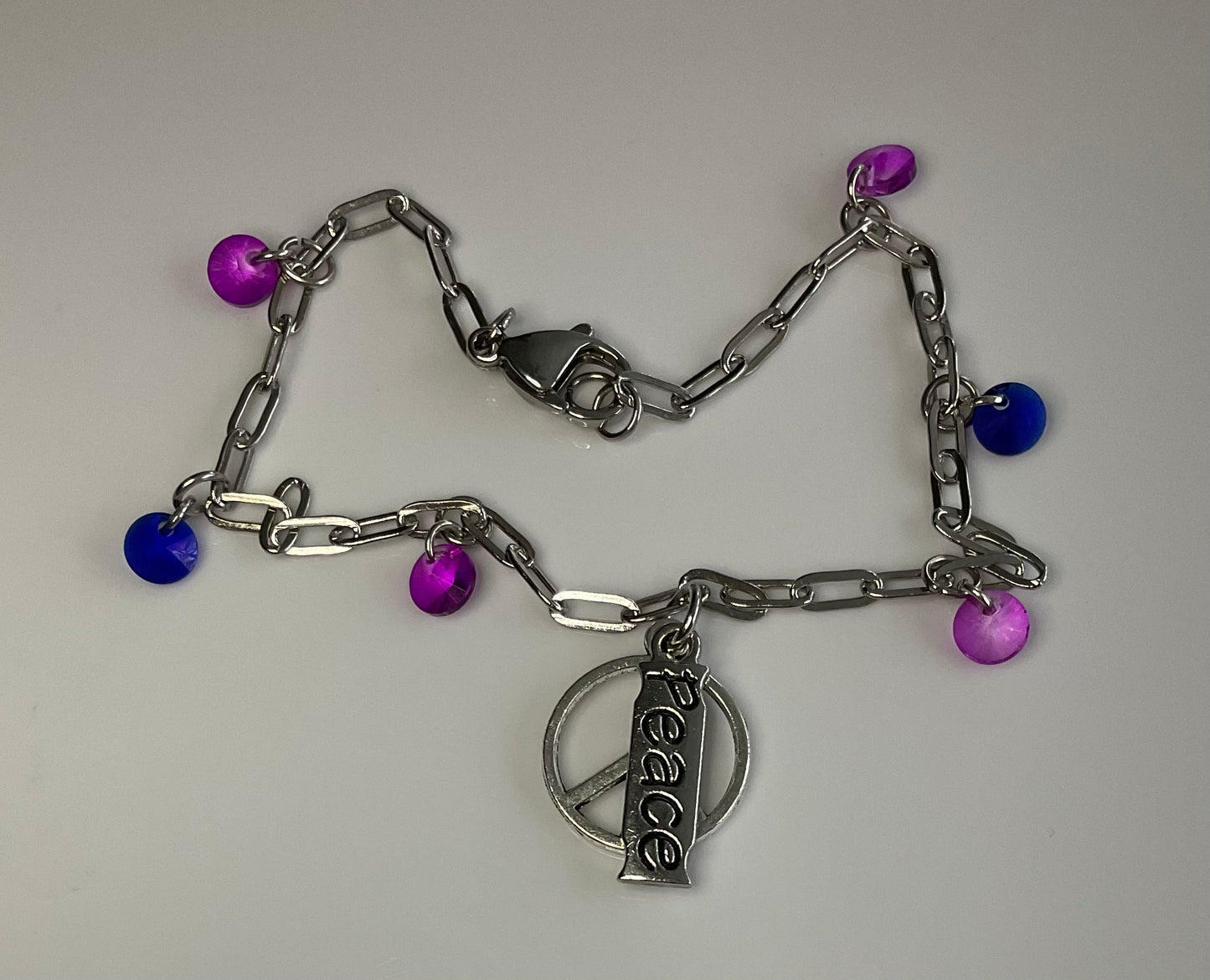 Peace Anklet