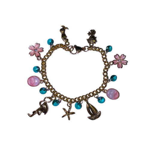 Ocean Blossom Charm Bracelet