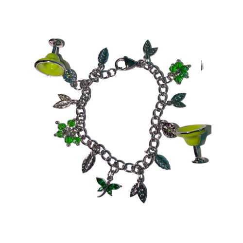 Lime Bliss Charm Bracelet